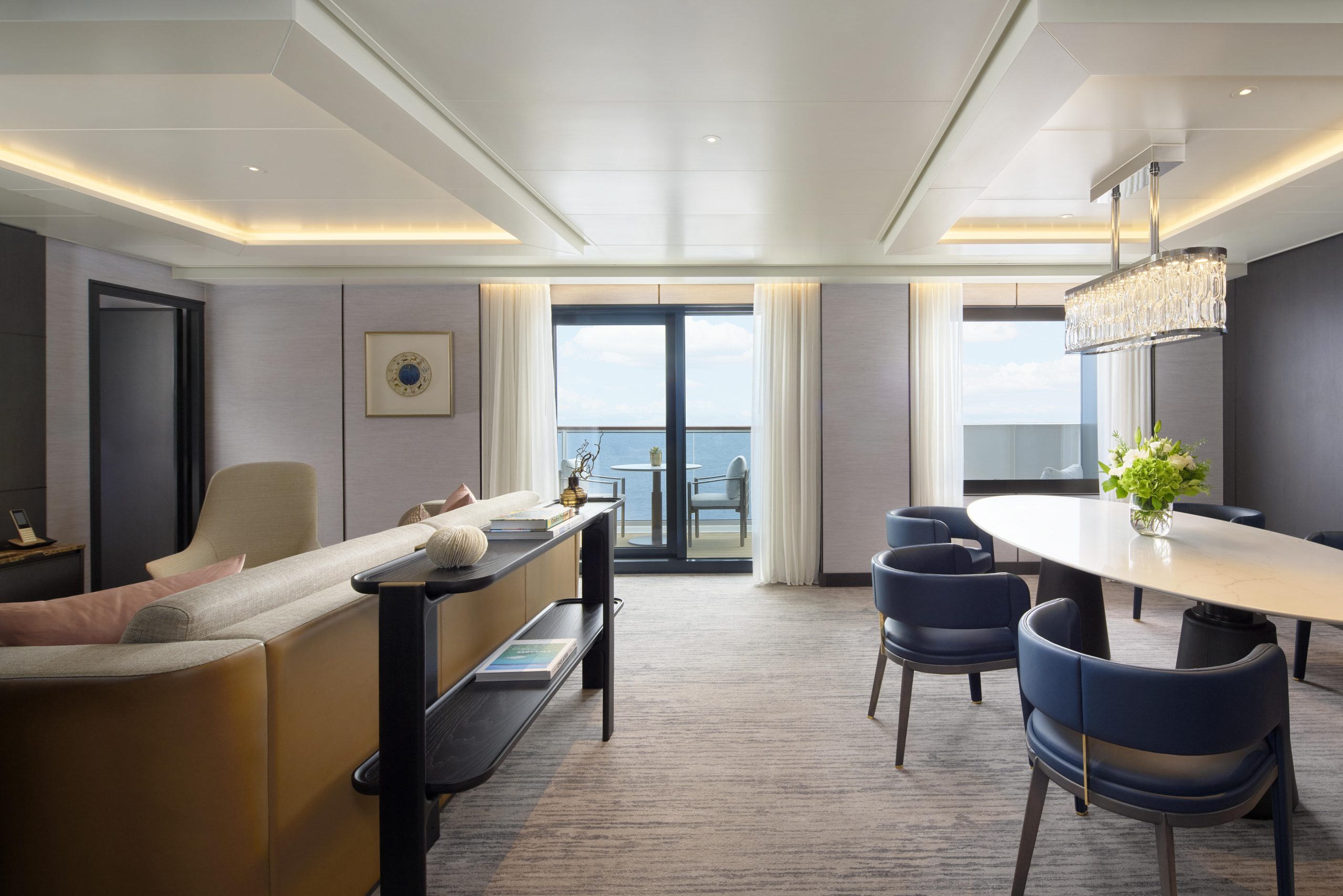 The View Suite on Luminara.

Photographer: Edgardo Contreras; Unlimited, perpetual, exclusive, irrevocable world wide license excluding broadcast and out of home. Shoot date: June 17-26, 2025.