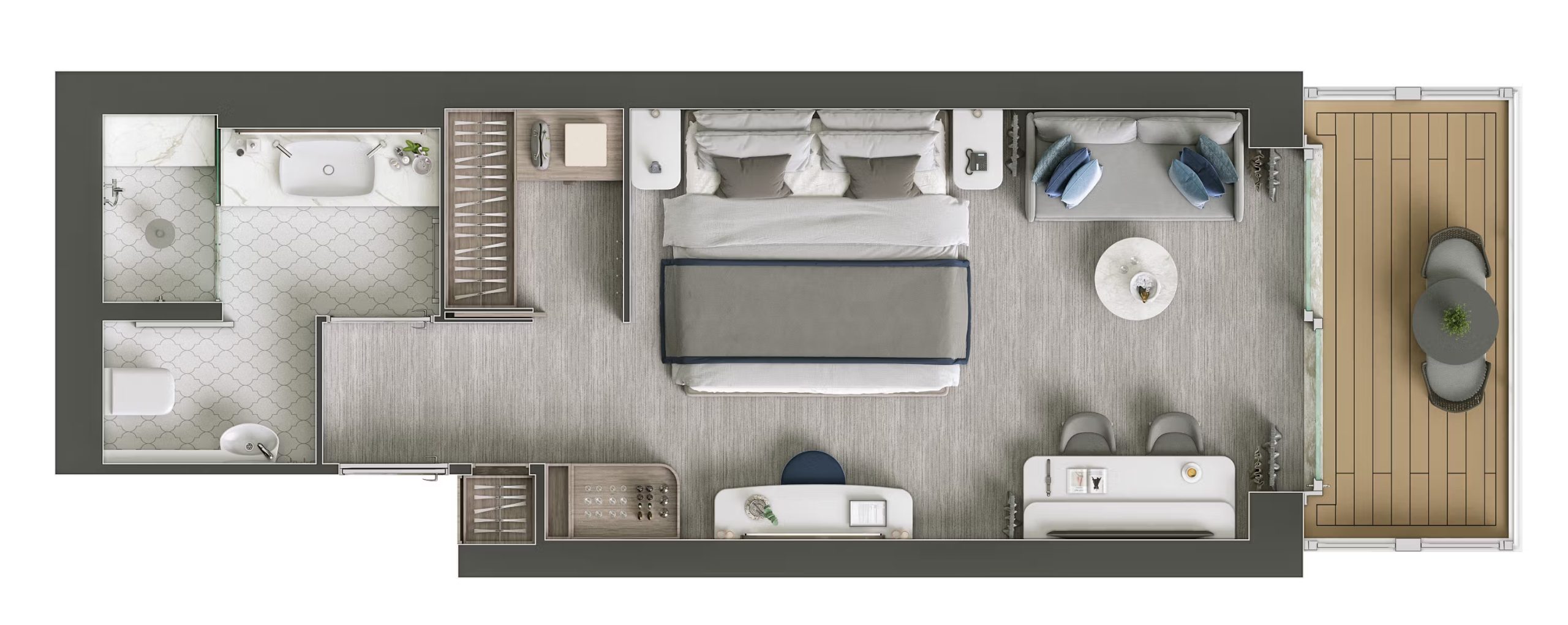 經典陽台套房
Classic Veranda Suite